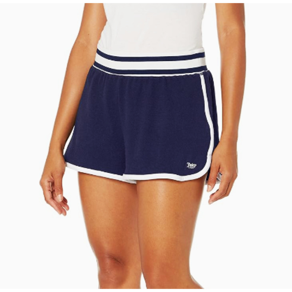 Juicy Couture Women's Varsity Stripe Running Shorts Size XL